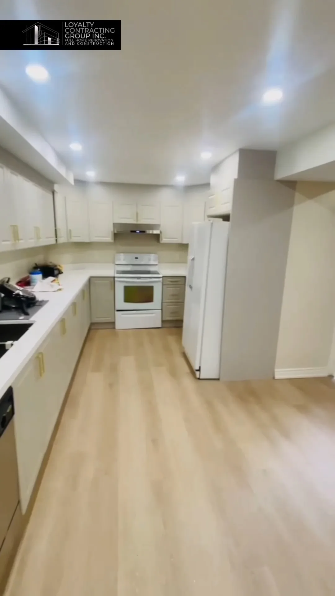 Basement renovation project